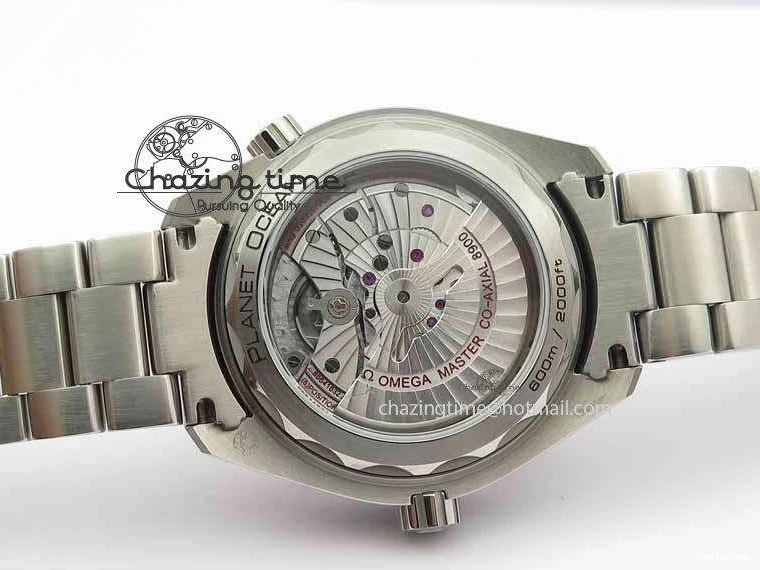 0308 Planet Ocean 2016 43.5mm SS OM 1:1 Best Edition Black Dial On SS Bracelet A Cozy 8162